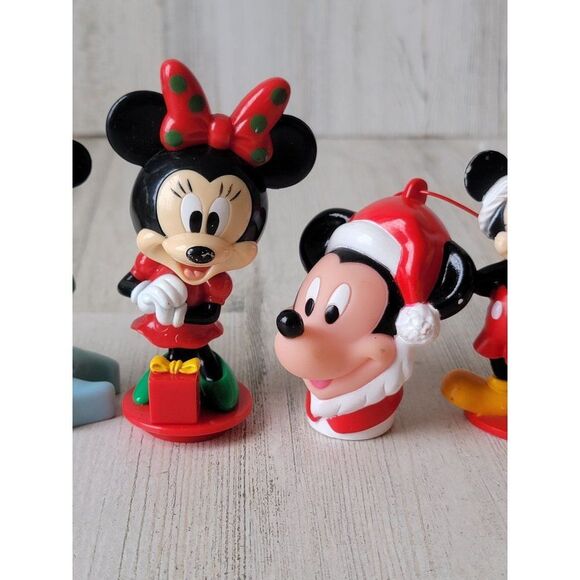 Christmas mini Mickey Mouse figures toy Xmas variety set - Picture 4 of 16